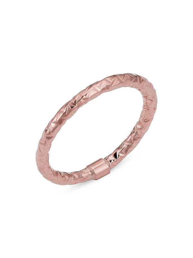 Womens 14K Rose Solid Gold Sweet Ring Product Image