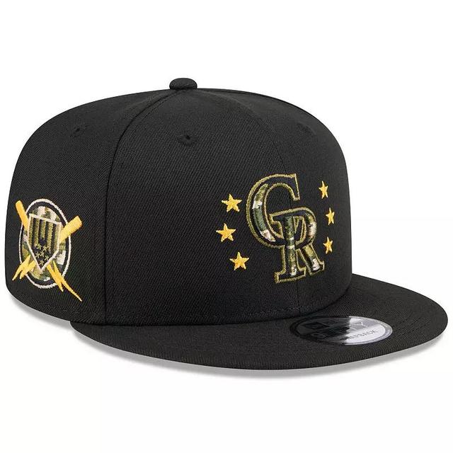 Mens New Era Colorado Rockies 2024 Armed Forces Day 9FIFTY Snapback Hat Product Image