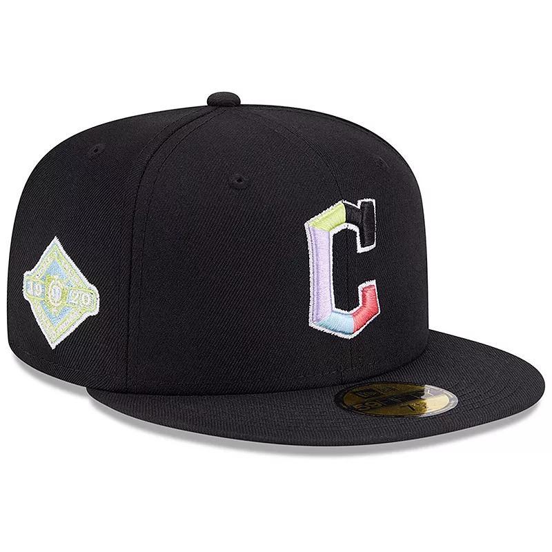 Mens New Era Cleveland Guardians Multi-Color Pack 59FIFTY Fitted Hat Product Image