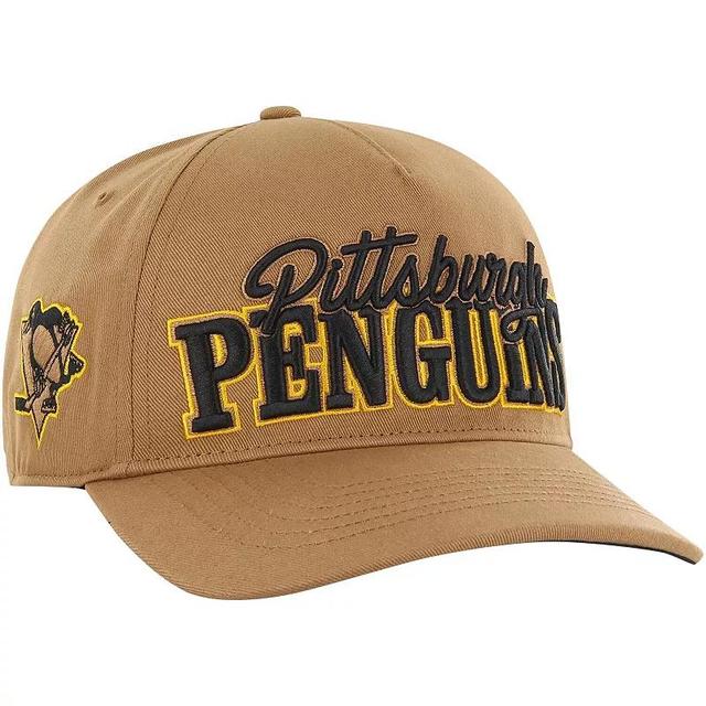 Mens 47 Tan Pittsburgh Penguins Barnes Hitch Adjustable Hat Product Image