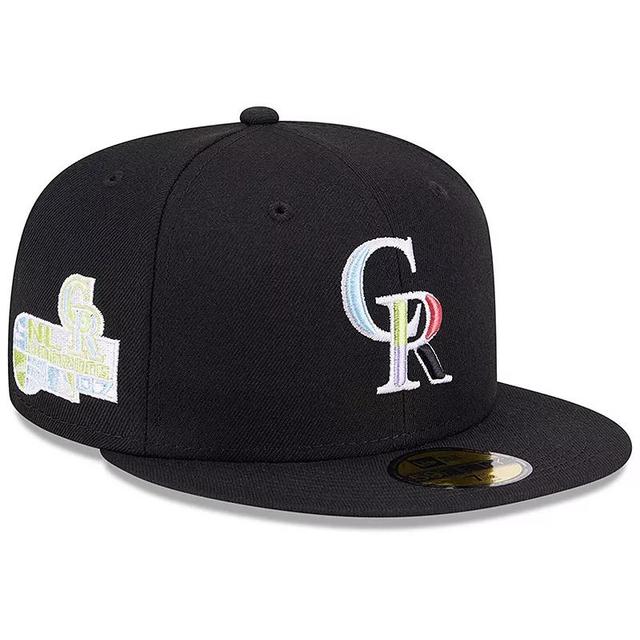 Mens New Era Colorado Rockies Multi-Color Pack 59FIFTY Fitted Hat Product Image