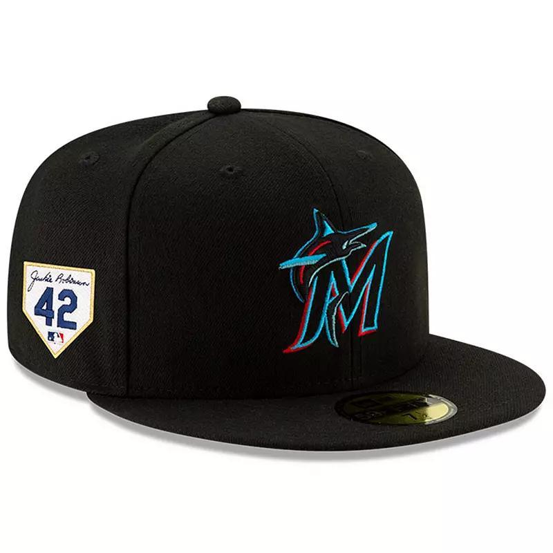 Mens New Era Miami Marlins 2023 Jackie Robinson Day 59FIFTY Fitted Hat Product Image