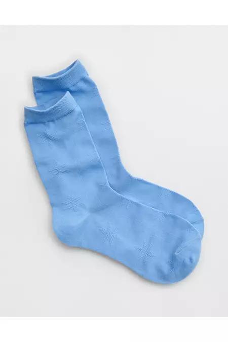 Aerie Soft Pointelle Crew Socks Women's Product Image