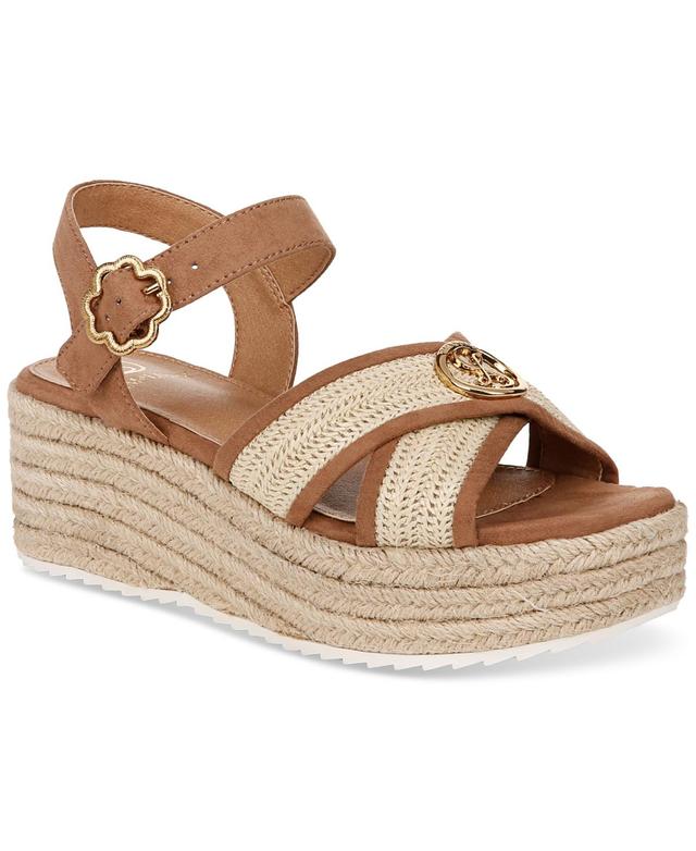 Sam and Libby Womens Corrinne Espadrille Platform Wedge Sandals Product Image