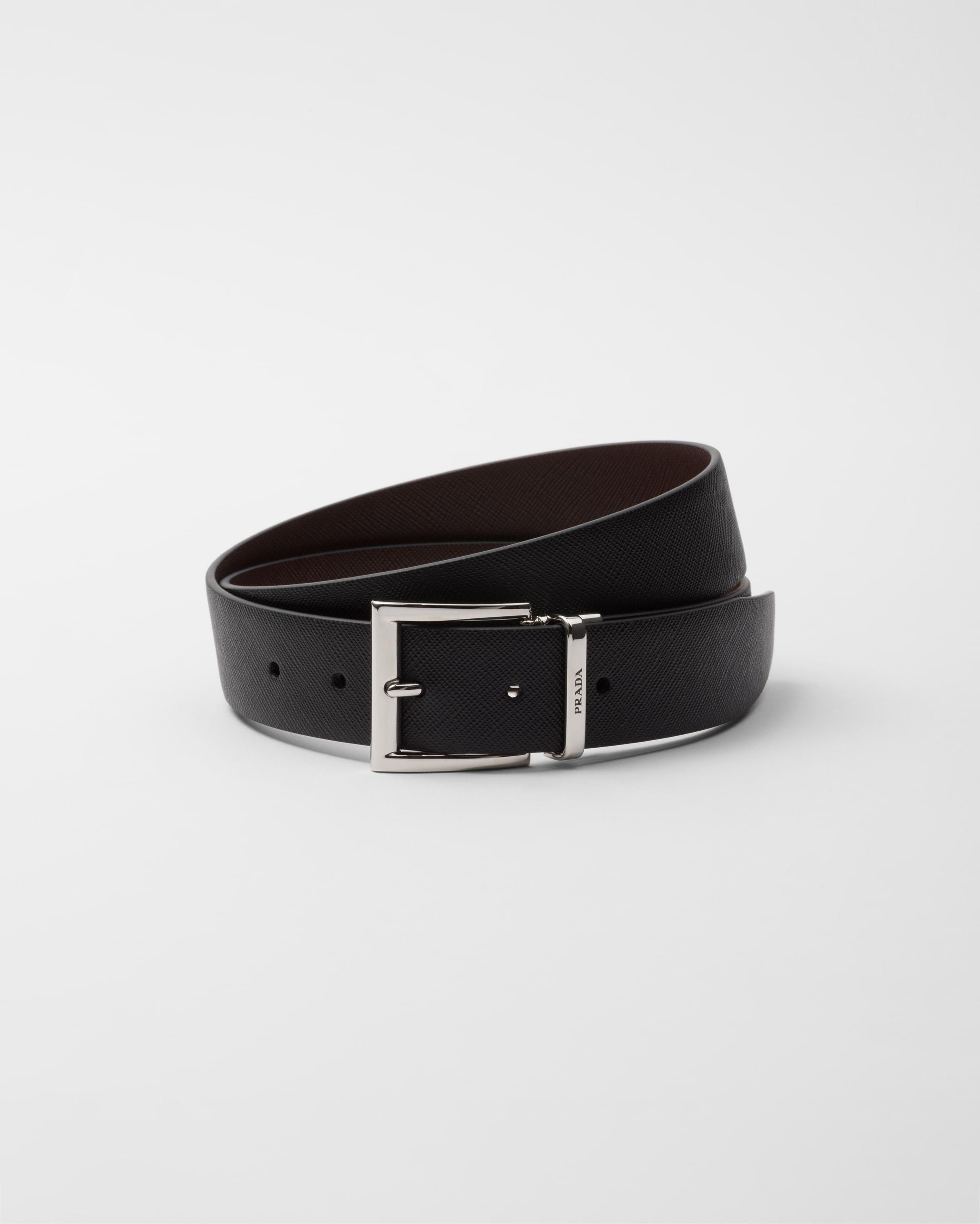 Saffiano Leather Reversible Belt Product Image