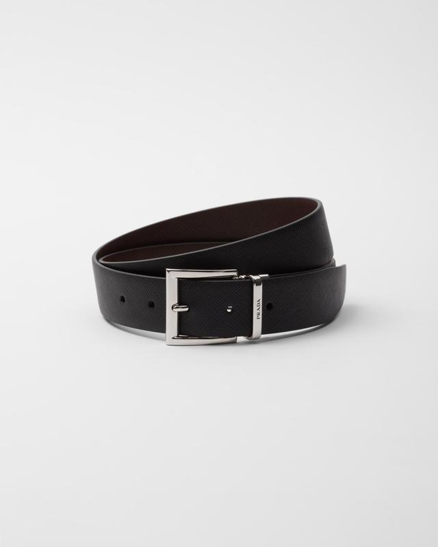 Saffiano Leather Reversible Belt Product Image