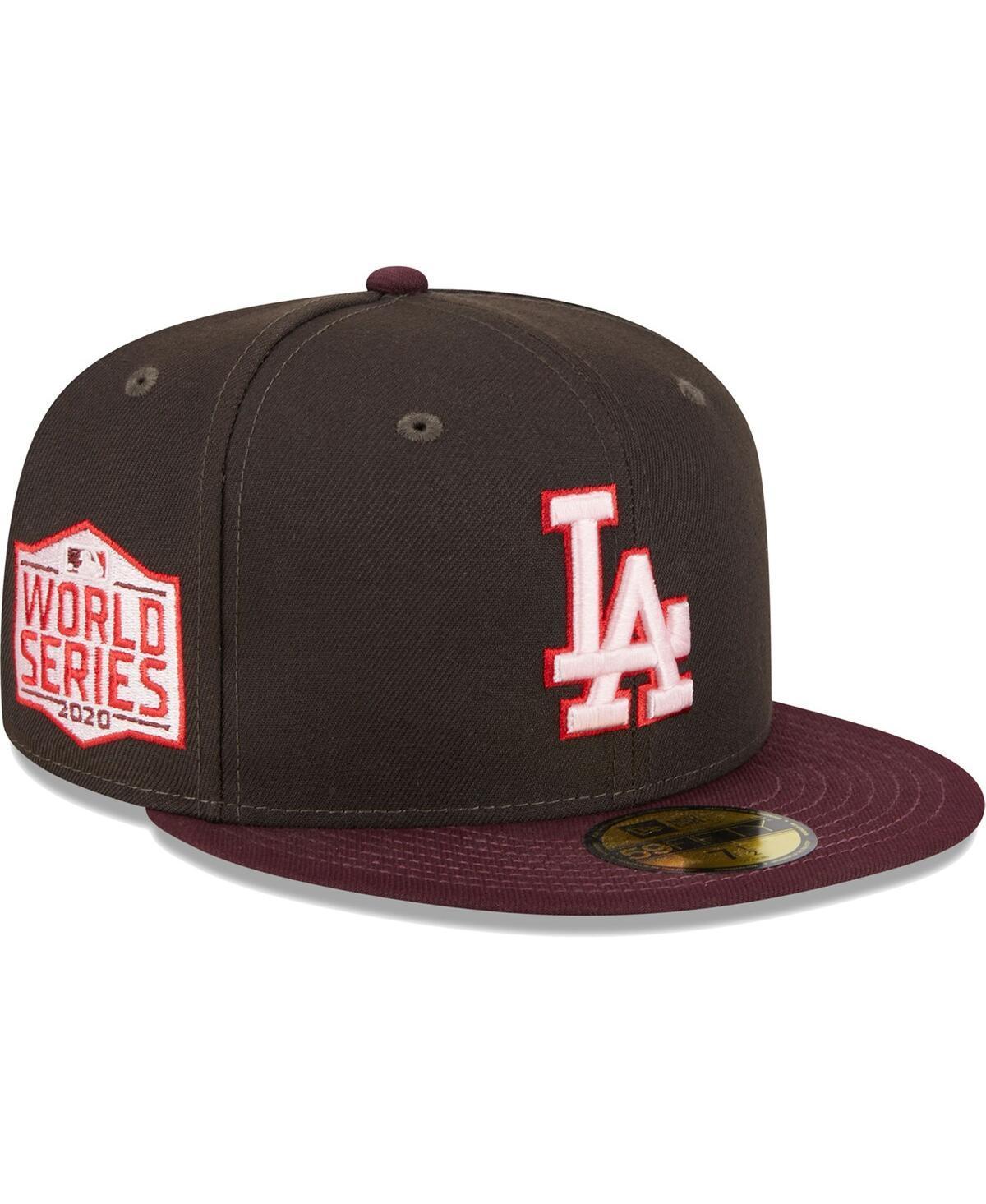 Mens New Era /Maroon Los Angeles Dodgers Chocolate Strawberry 59FIFTY Fitted Hat Product Image