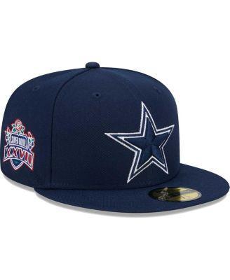 Mens New Era Navy Dallas Cowboys Main Patch 59FIFTY Fitted Hat Blue Product Image