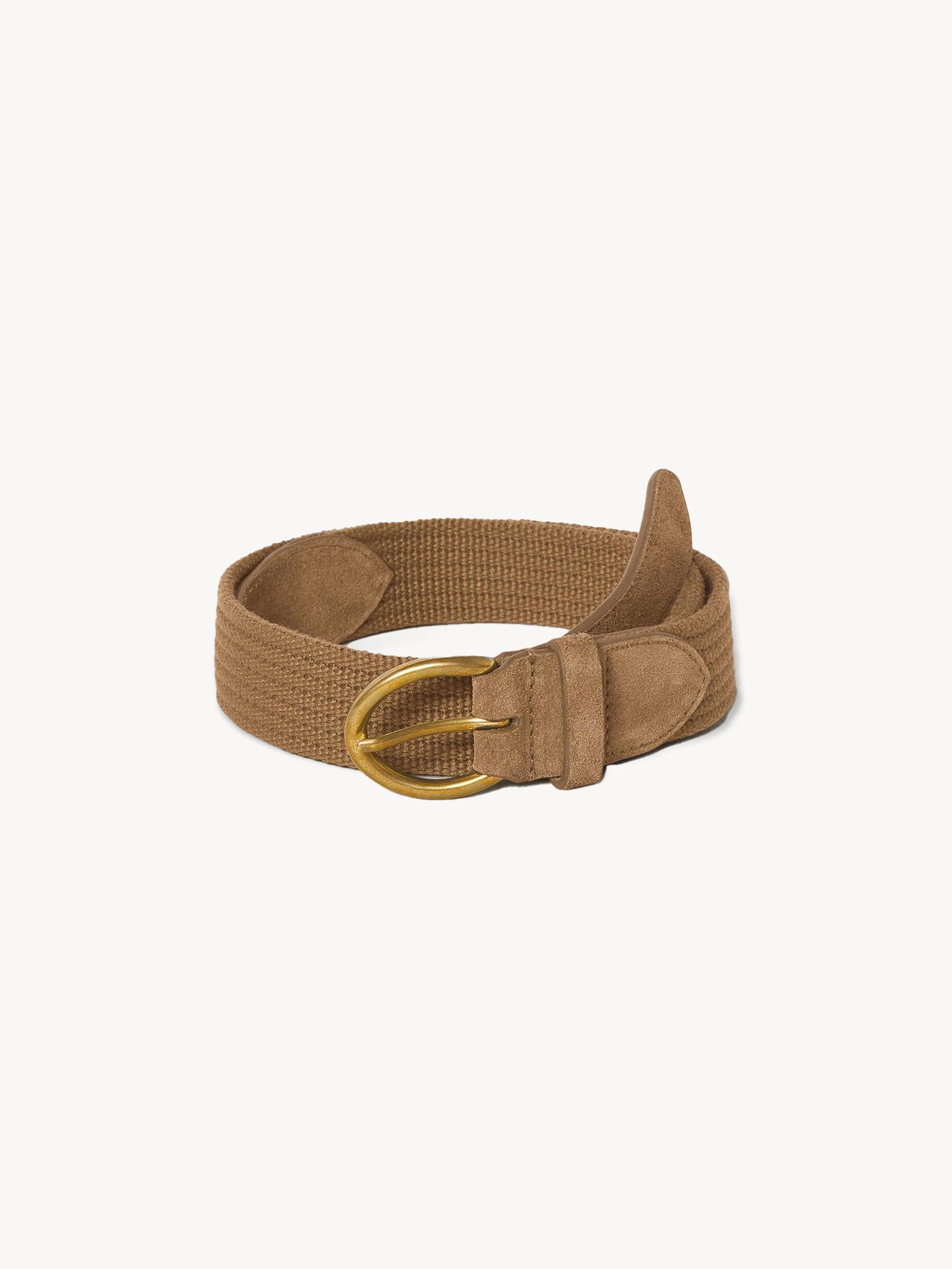 Uniform Khaki Cotton Surcingle Belt Product Image