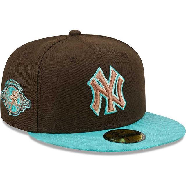 Mens New Era /Mint New York Yankees Walnut Mint 59FIFTY Fitted Hat Product Image