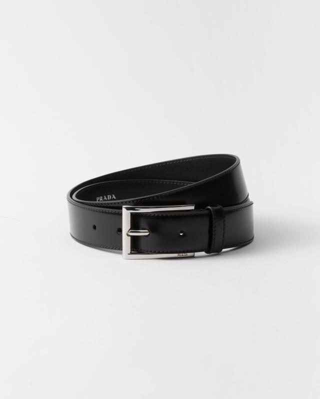 Brushed leather belt Product Image