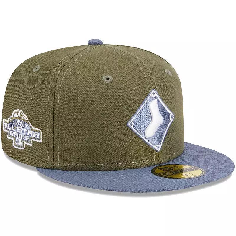 Mens New Era Olive/Blue Chicago White Sox 59FIFTY Fitted Hat Product Image