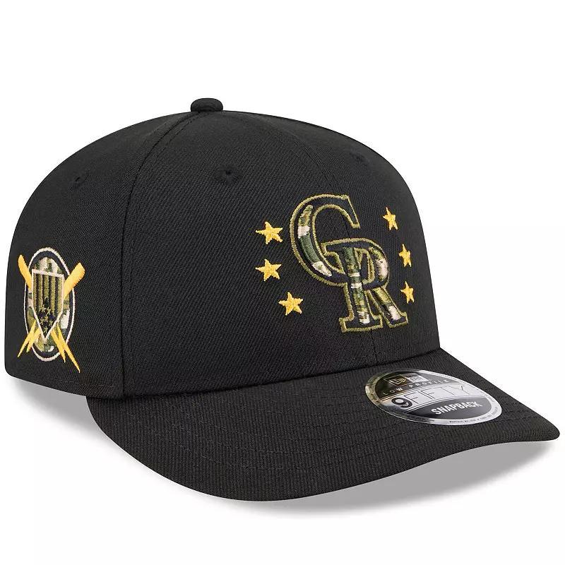 Mens New Era Colorado Rockies 2024 Armed Forces Day Low Profile 9FIFTY Snapback Hat Product Image