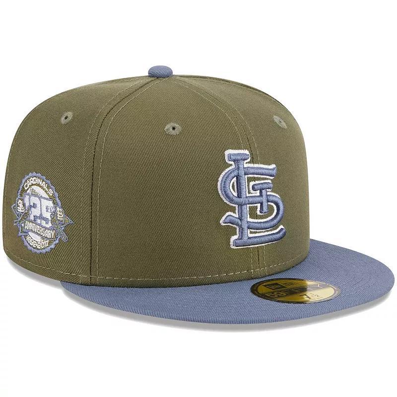 Mens New Era Olive/Blue St. Louis Cardinals 59FIFTY Fitted Hat Product Image