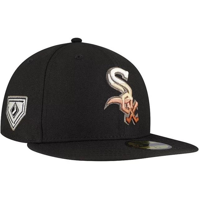 Mens New Era Chicago White Sox Dune Gradient Side Patch 59FIFTY Fitted Hat Product Image