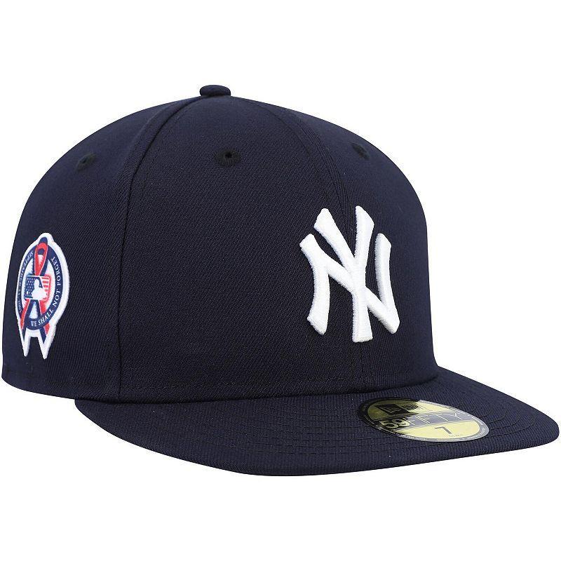 Men's New Era Navy New York Yankees 9/11 Memorial Side Patch 59FIFTY Fitted Hat Product Image