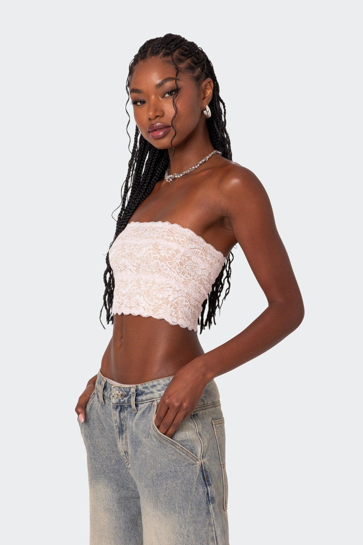 Nadine Lace Tube Top Product Image