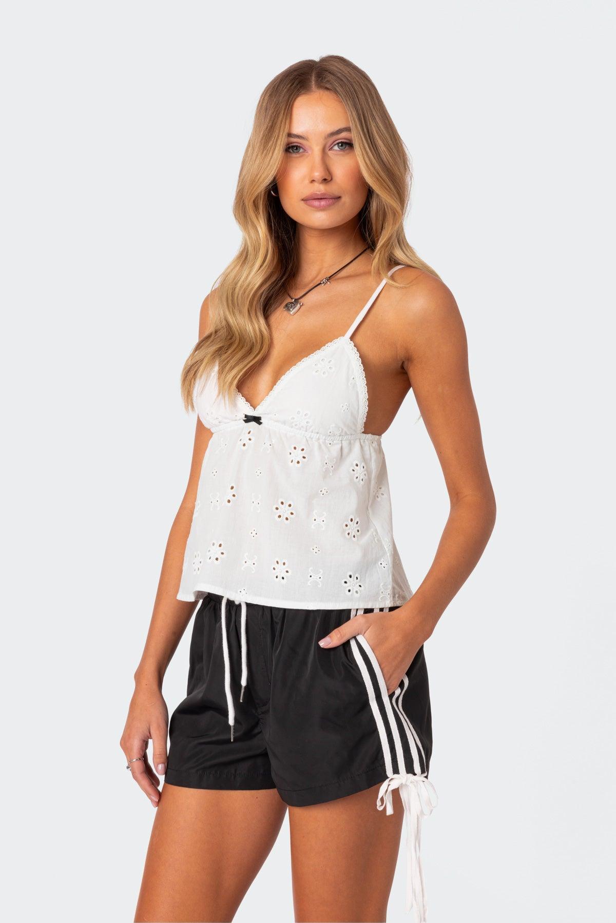 Emilie Eyelet Tank Top Product Image