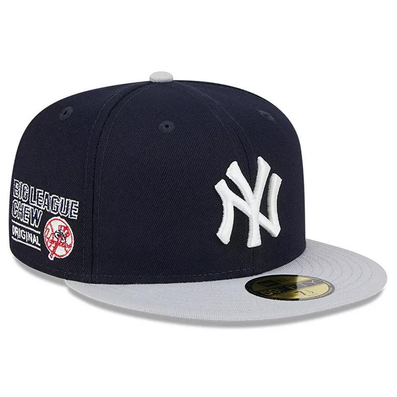 Mens New Era New York Yankees Big League Chew Team 59FIFTY Fitted Hat Blue Product Image