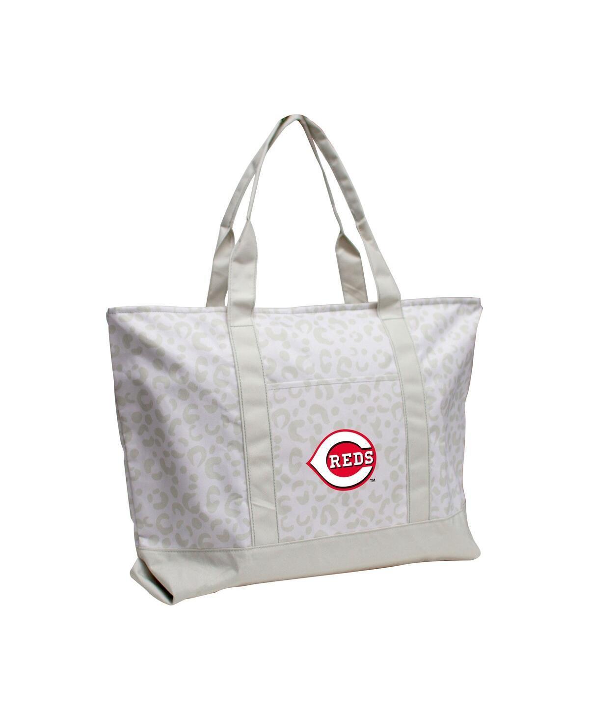 Womens Cincinnati Reds Leopard Pattern Tote Product Image