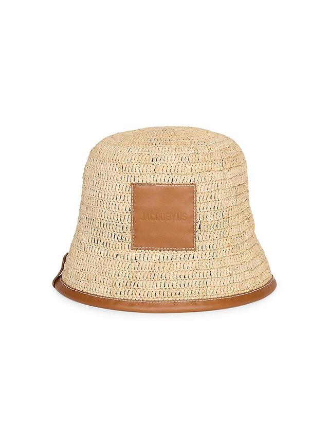 Mens Raffia Bucket Hat Product Image