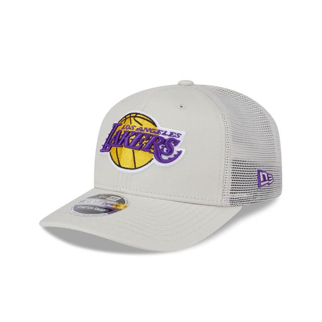 Los Angeles Lakers Canvas 9SEVENTY Trucker Hat Male Product Image