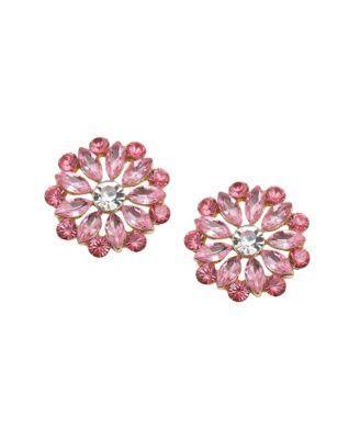 Sohi Womens Flower Stud Earrings Product Image