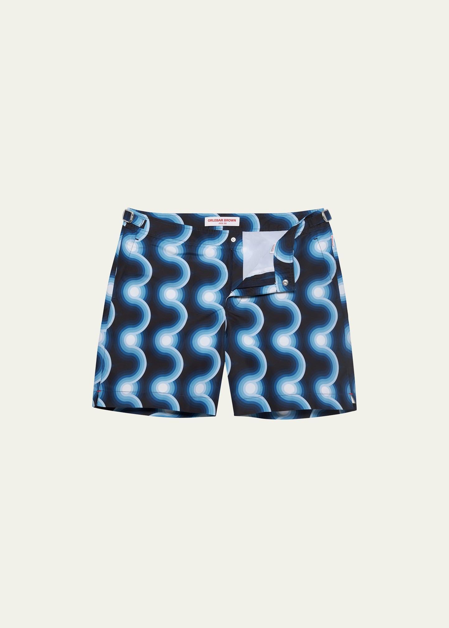 Mens Bulldog Wave Swim Shorts Product Image