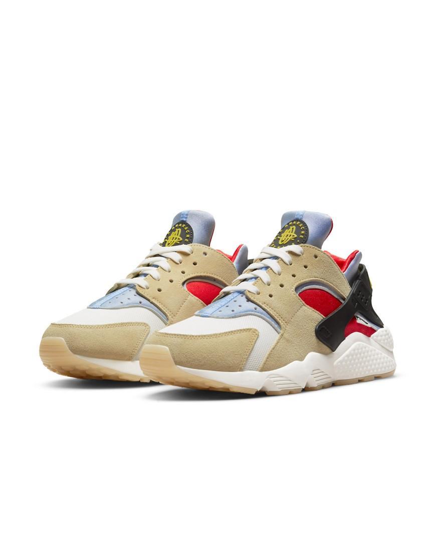 Nike Men's Air Huarache Shoes in Yellow, Size: 7 | DV2117-700 Product Image