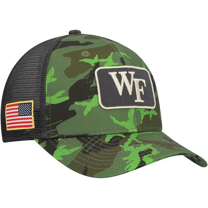 Mens Nike Camo Wake Forest Demon Deacons Classic99 Veterans Day Trucker Snapback Hat - Camo Product Image