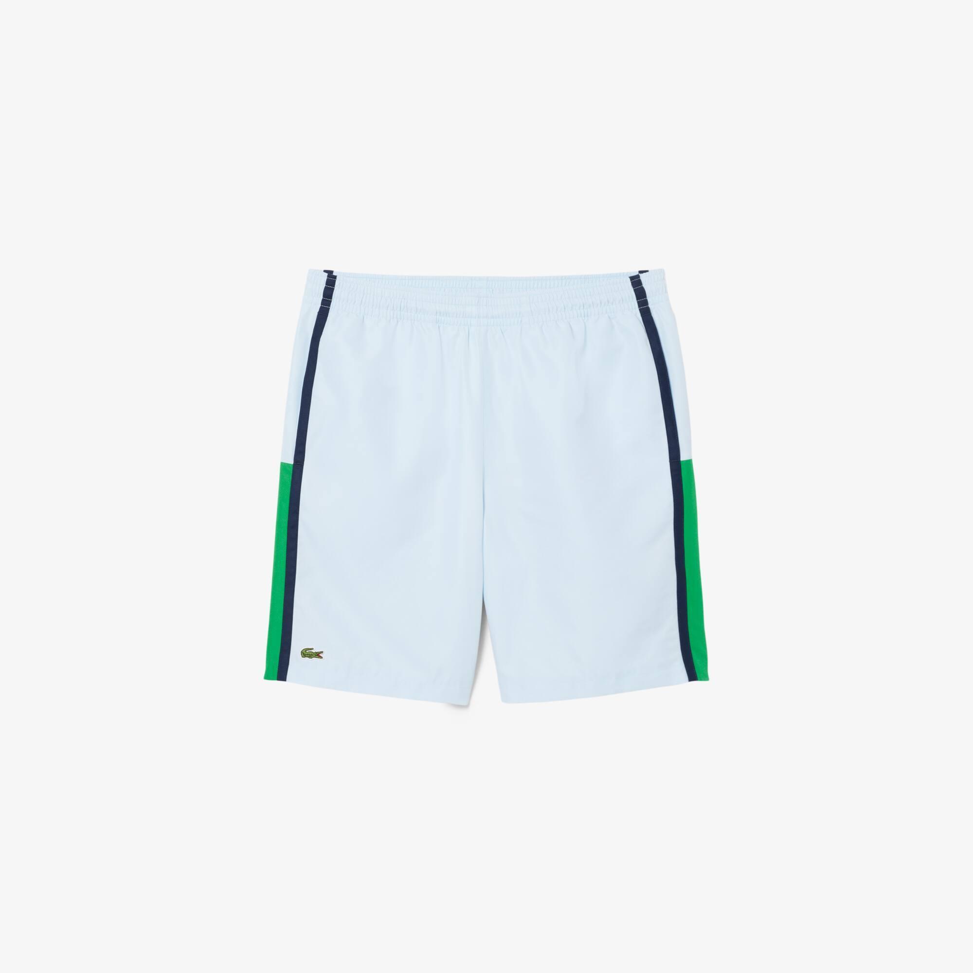 Lightweight Colour-Block Stripe Tennis Shorts Product Image