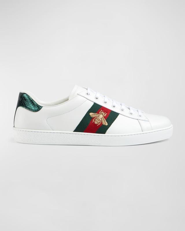 Men's New Ace Embroidered Low-Top Sneakers Product Image