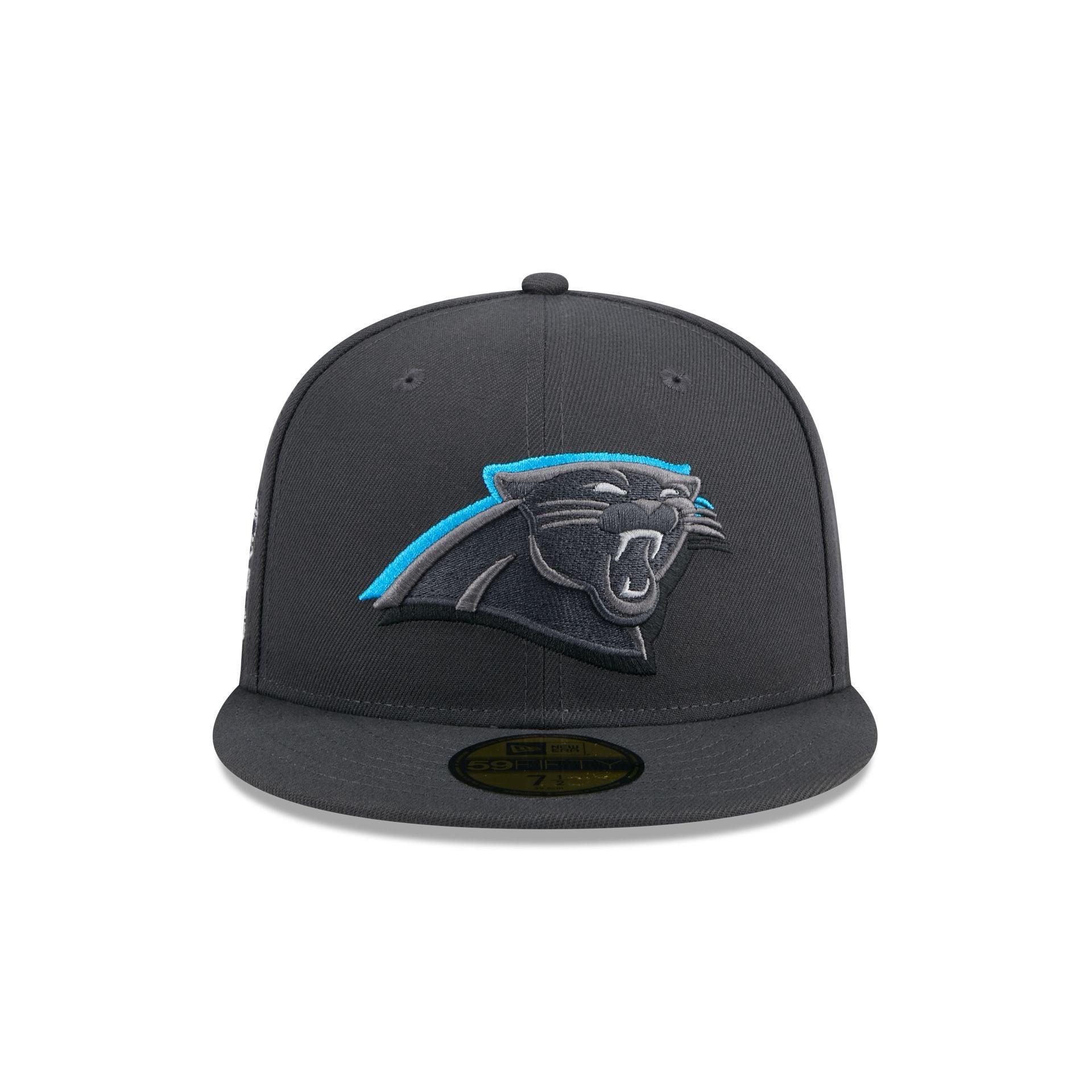 Carolina Panthers 2024 Draft Gray 59FIFTY Fitted Hat Male Product Image