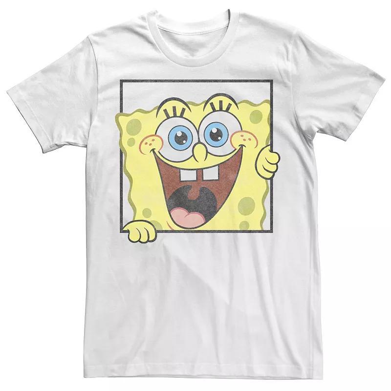 Big & Tall SpongeBob Squarepants Peek A Bob Tee, Mens Product Image