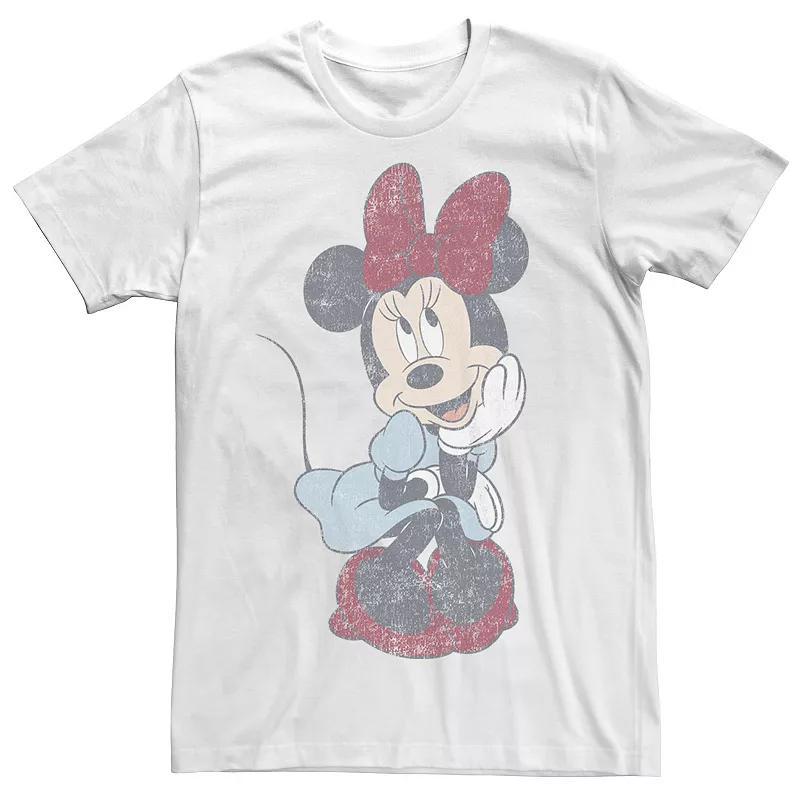 Mens Disney Mickey And Friends Minnie Mouse Faded Portrait Tee, Boys Product Image