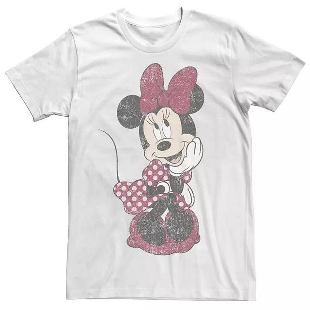 Mens Disney Mickey And Friends Minnie Mouse Shy Vintage Tee, Boys Product Image