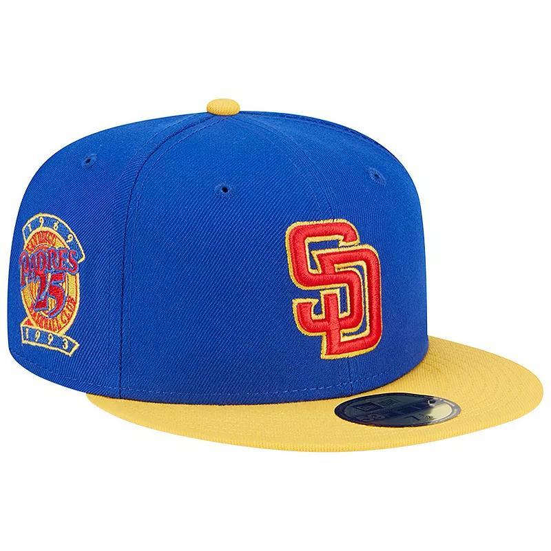 Mens New Era Royal/Yellow San Diego Padres Empire 59FIFTY Fitted Hat Product Image