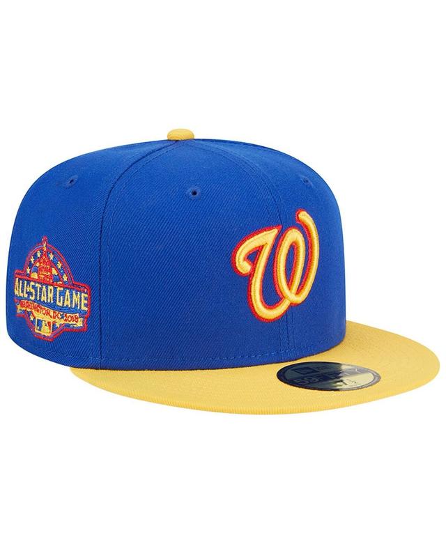 Mens New Era Royal Washington Nationals Empire 59FIFTY Fitted Hat - Royal Product Image