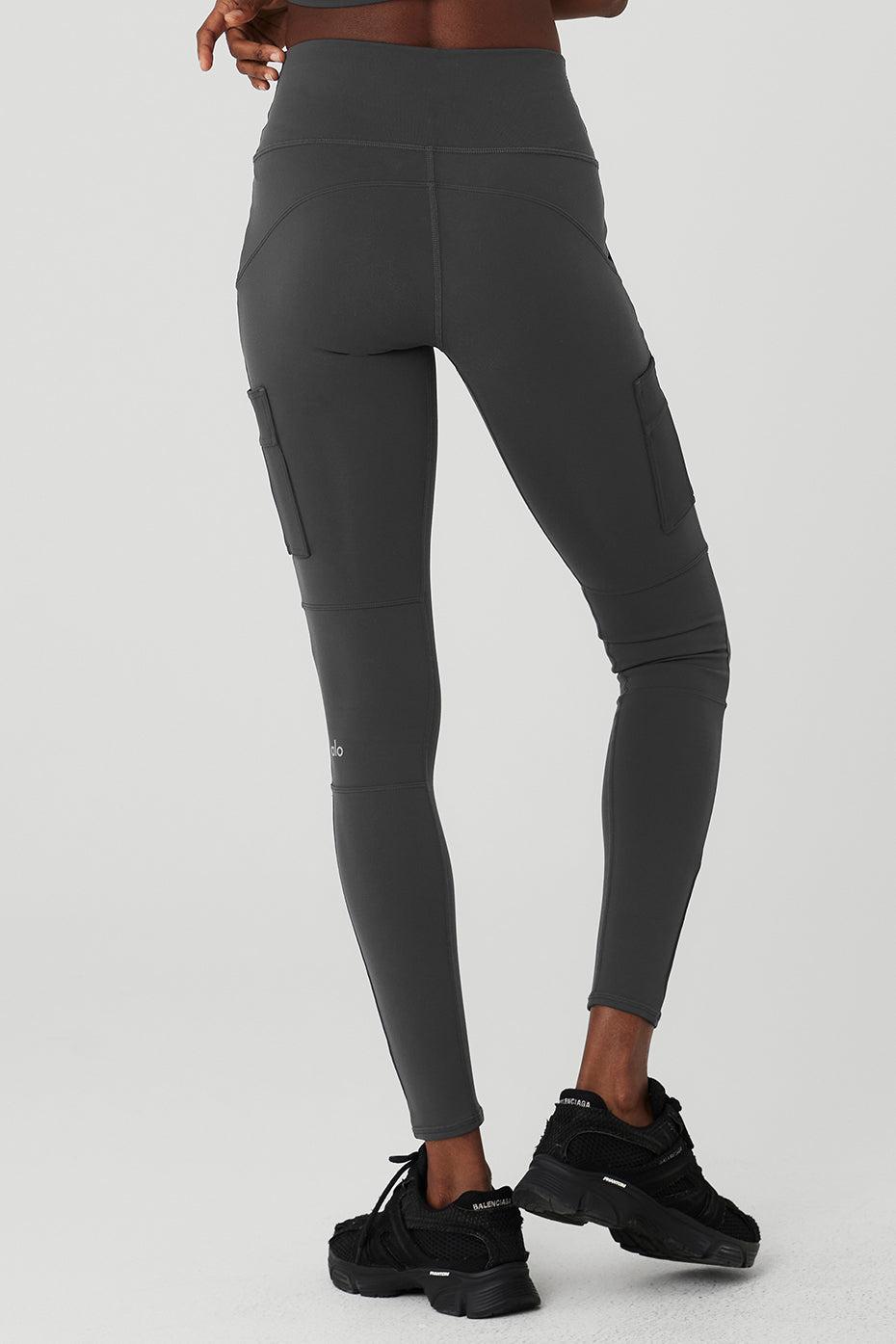 High-Waist Cargo Legging Grey | Alo Yoga Product Image