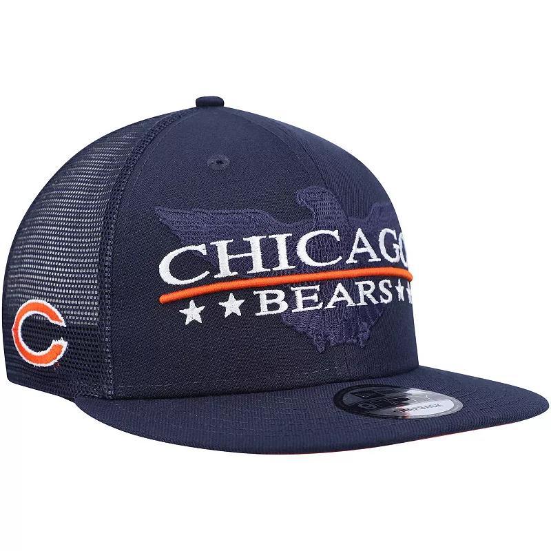 Mens New Era Navy Chicago Bears Totem 9FIFTY Snapback Hat Product Image