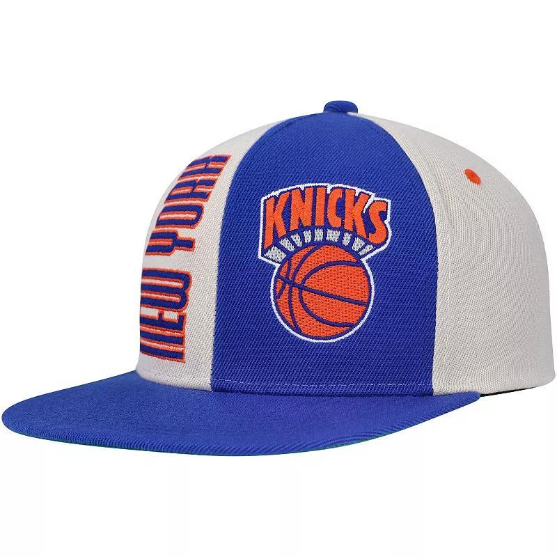 Mens Mitchell & Ness Cream New York Knicks Hardwood Classics Pop Snapback Hat Product Image