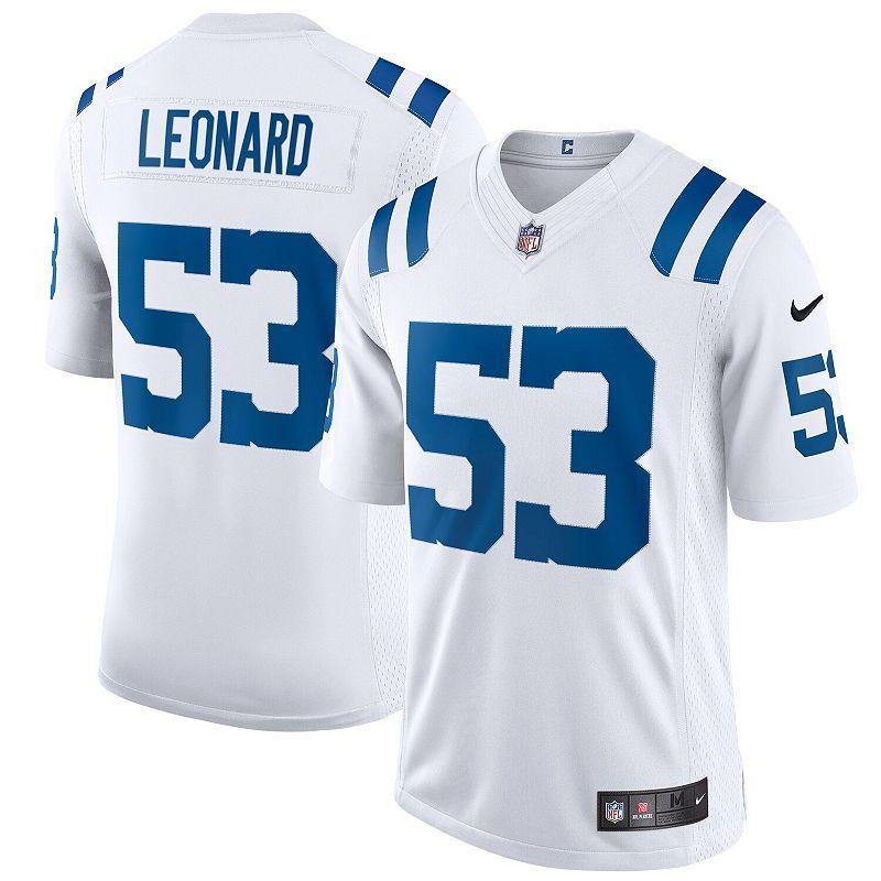 Nike Indianapolis Colts Mens Vapor Untouchable Limited Jersey Darius Leonard - White Product Image