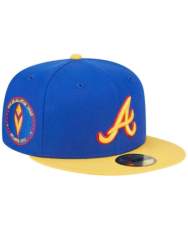 Mens New Era Royal Atlanta Braves Empire 59FIFTY Fitted Hat - Royal Product Image