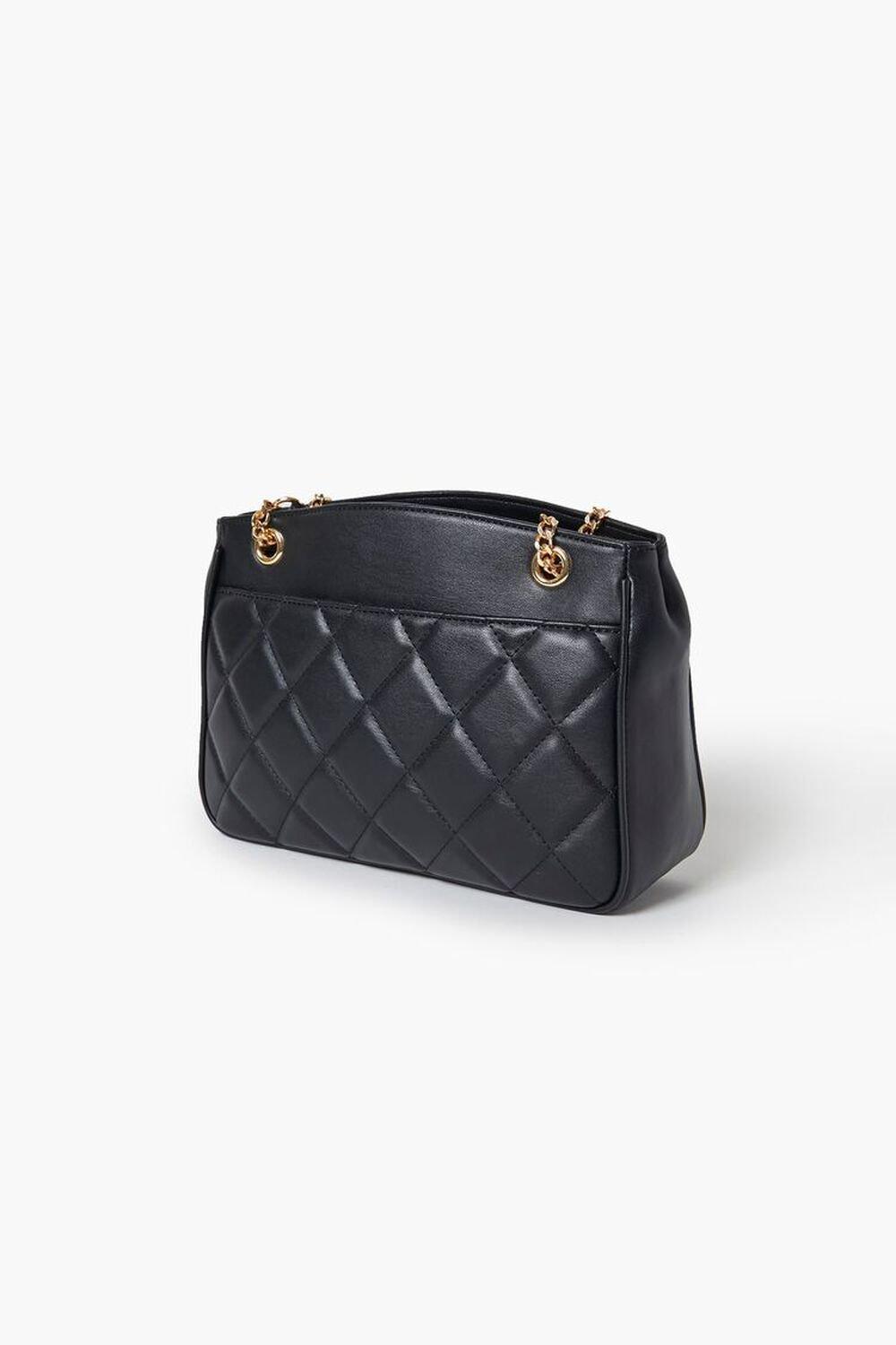 Quilted Faux Leather Shoulder Bag | Forever 21 Product Image