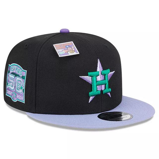 Mens New Era /Purple Houston Astros Grape Big League Chew Flavor Pack 9FIFTY Snapback Hat Product Image