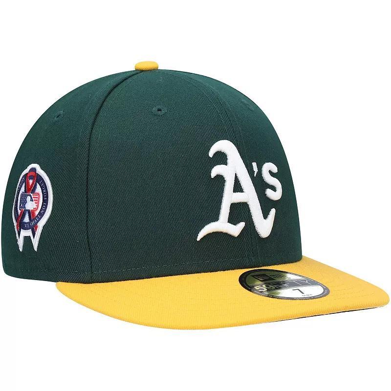 Mens New Era Oakland Athletics 9/11 Memorial Side Patch 59FIFTY Fitted Hat Product Image