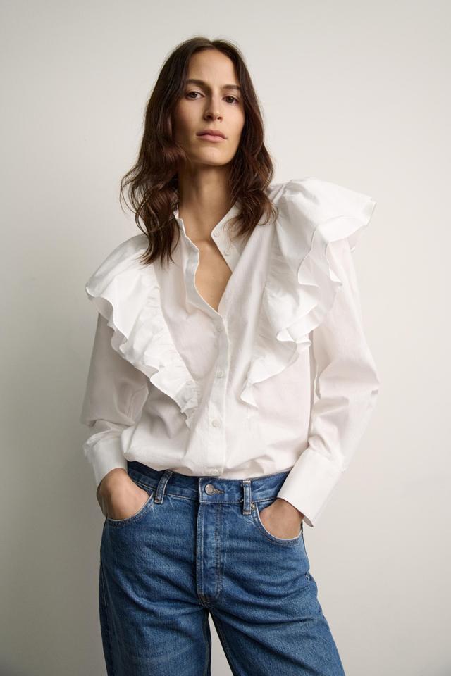 RUFFLED BLOUSE ZW COLLECTION Product Image