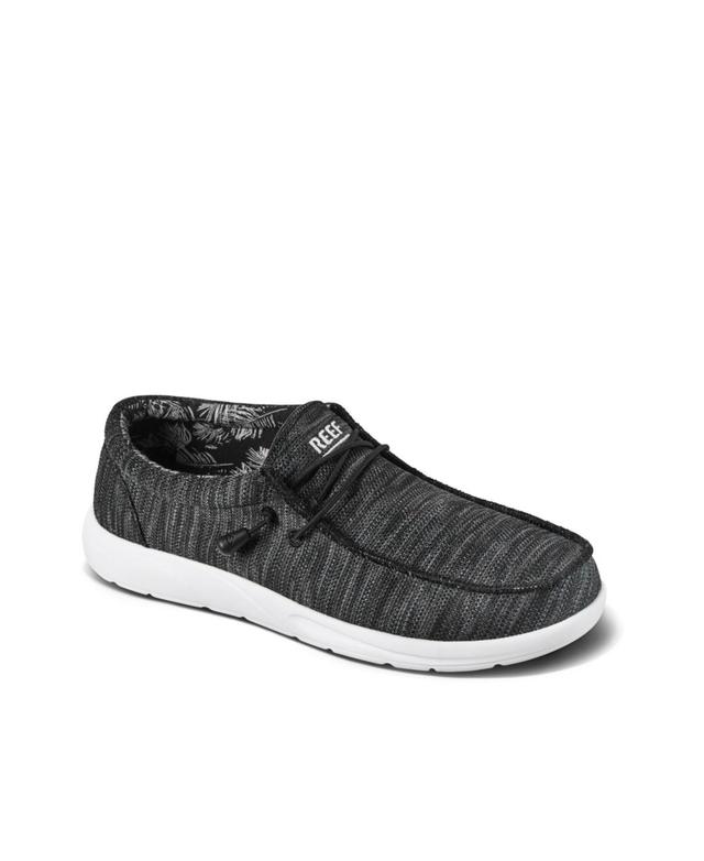 Reef Mens Cushion Coast Mesh Shoes - Black, Gray Product Image