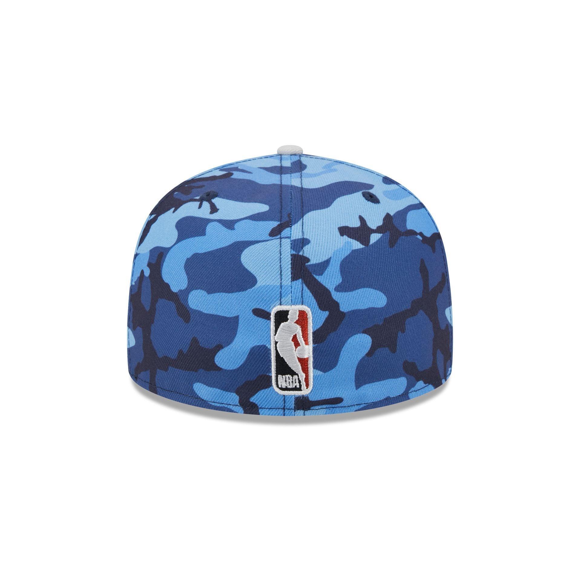 Chicago Bulls Blue Camo 59FIFTY Fitted Hat Male Product Image