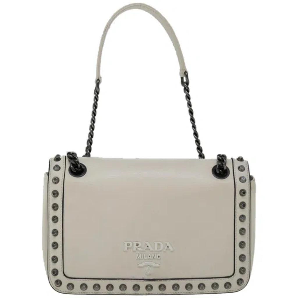 Galleria Leather Shoulder Bag () In Beige Product Image